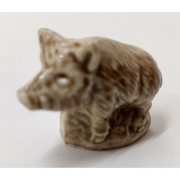 Wade Whimsies Warthog Mini Figurine England Vintage Ceramic Animal - Picture 1 of 2